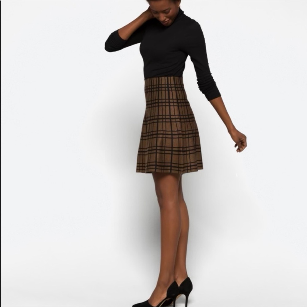 Max Studio Plaid Sweater Skirt NWT 🏷️ - Picture 6 of 13